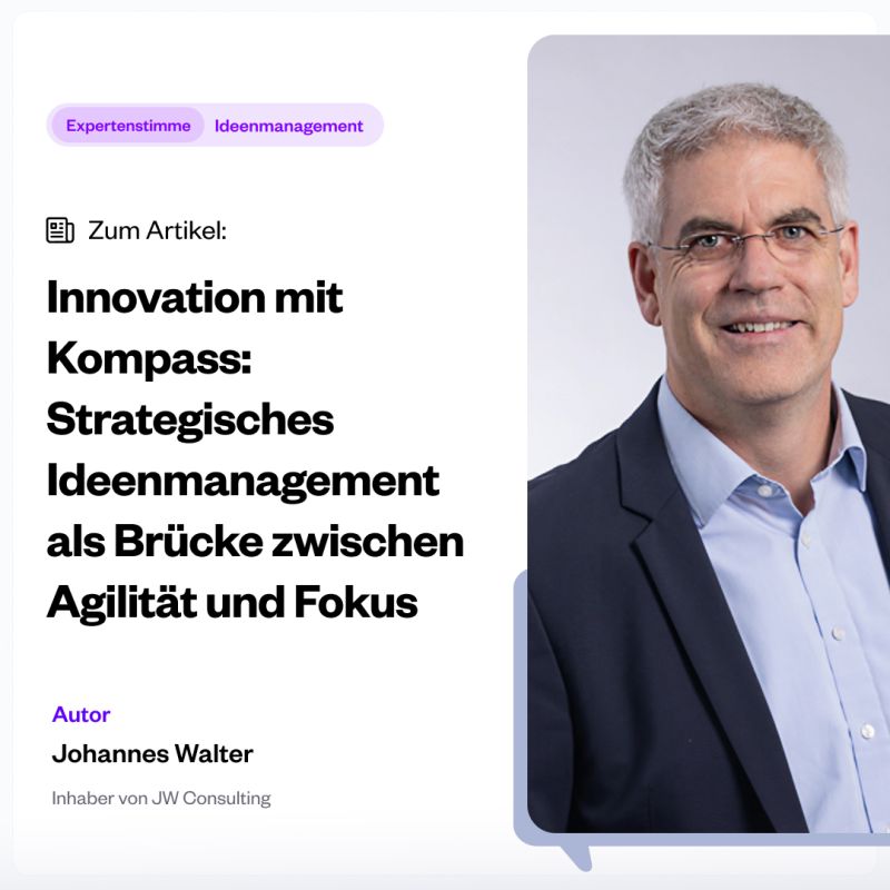 Innovation ohne Kompass endet im Kreis